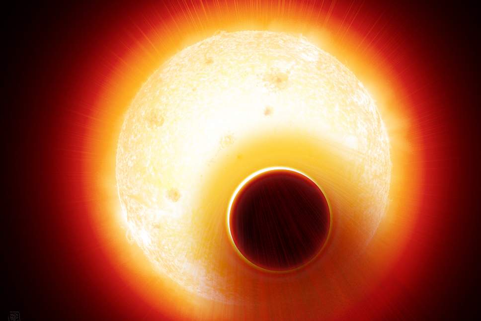 10 ezer kilométeres sebességgel fújja a gázt egy csillag sugárzása