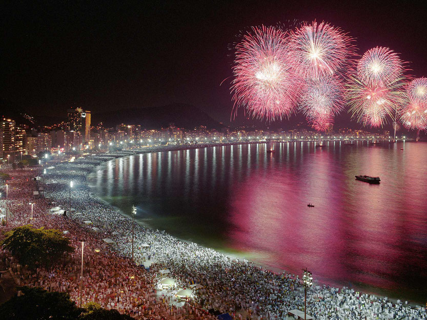 Brazíliában kétmillióan köszöntötték az Újévet