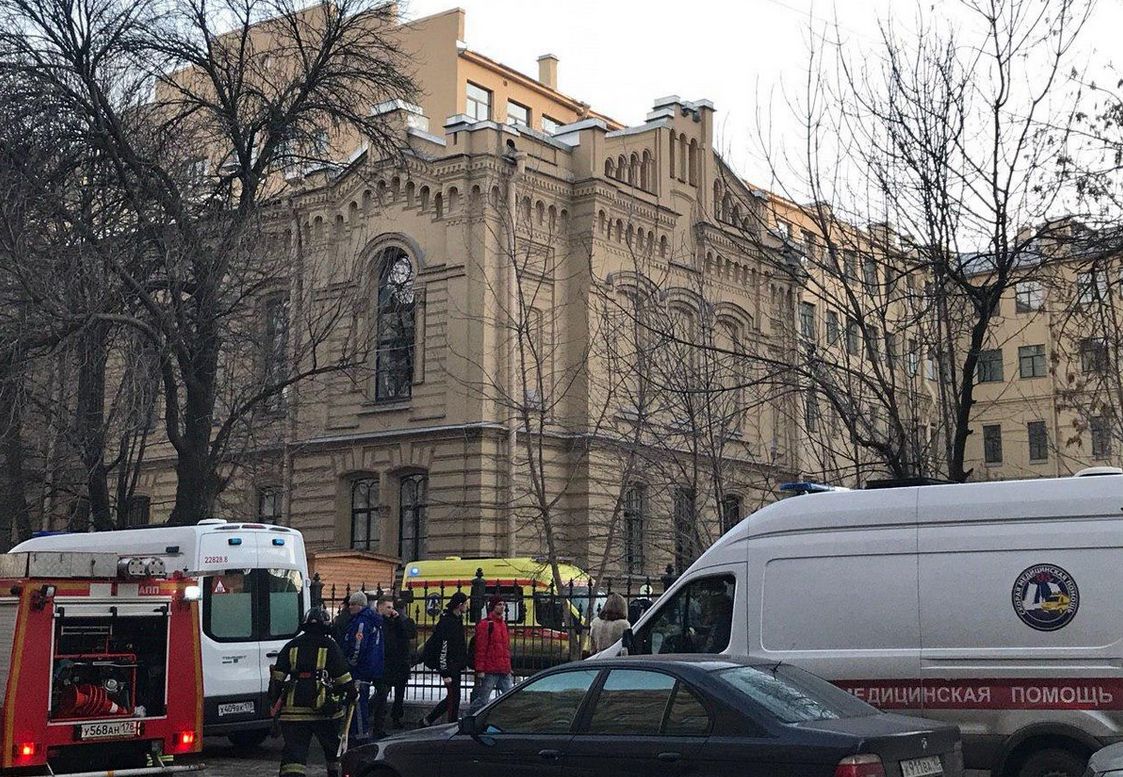 Részben összedőlt egy egyetemi épület Szentpéterváron