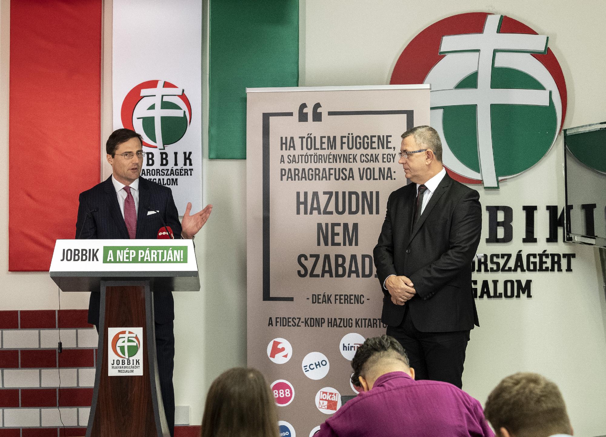 Gyöngyösi Márton a Jobbik EP-listájának élén