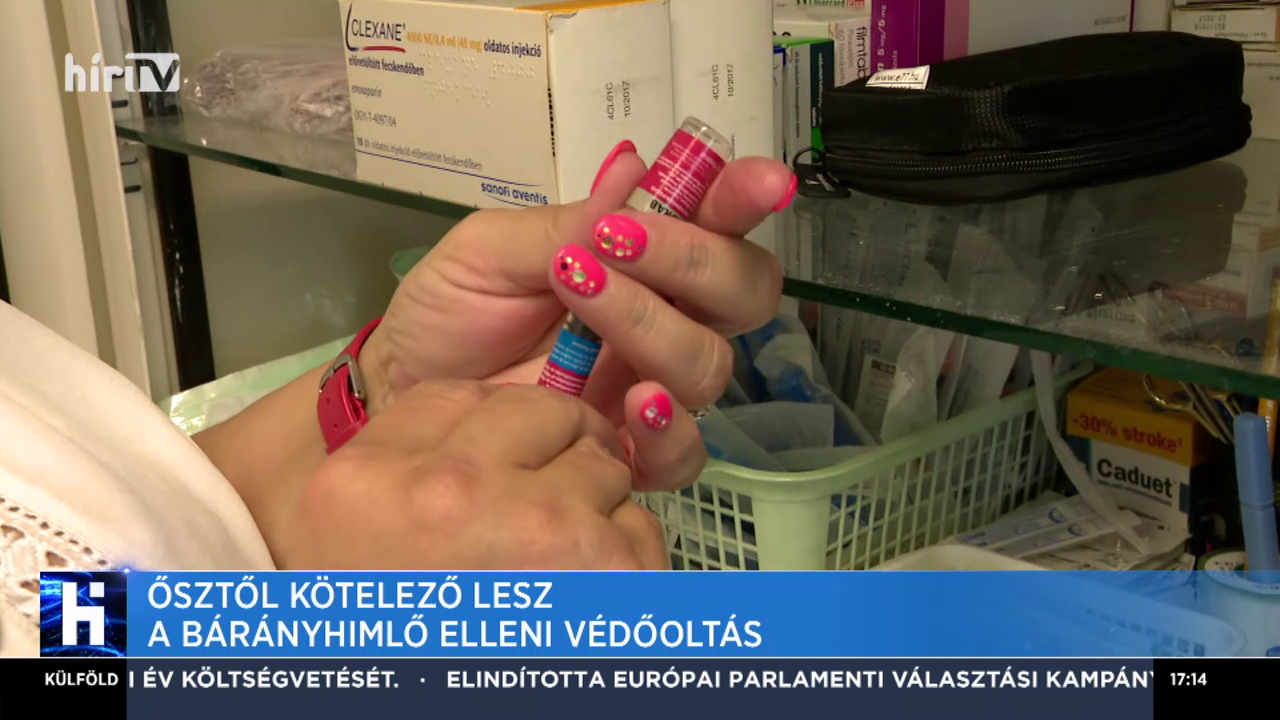 Ősztől kötelező lesz a bárányhimlő elleni védőoltás