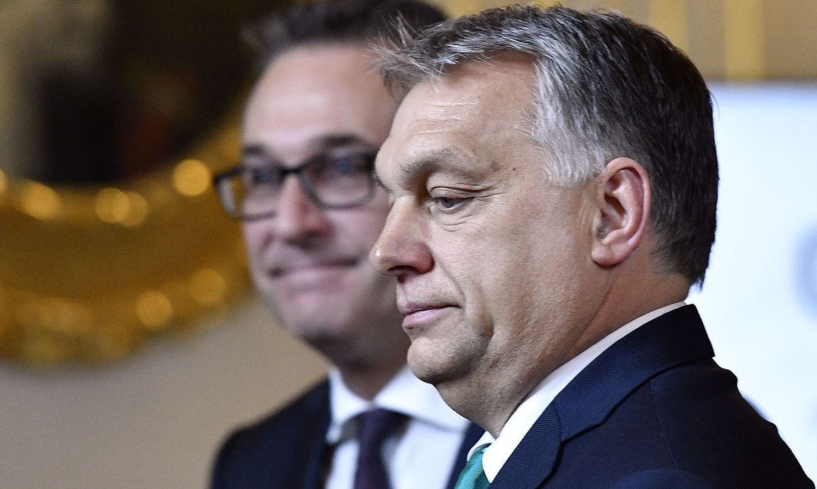 Orbán Viktor a Karmelita kolostorban fogadja az osztrák alkancellárt