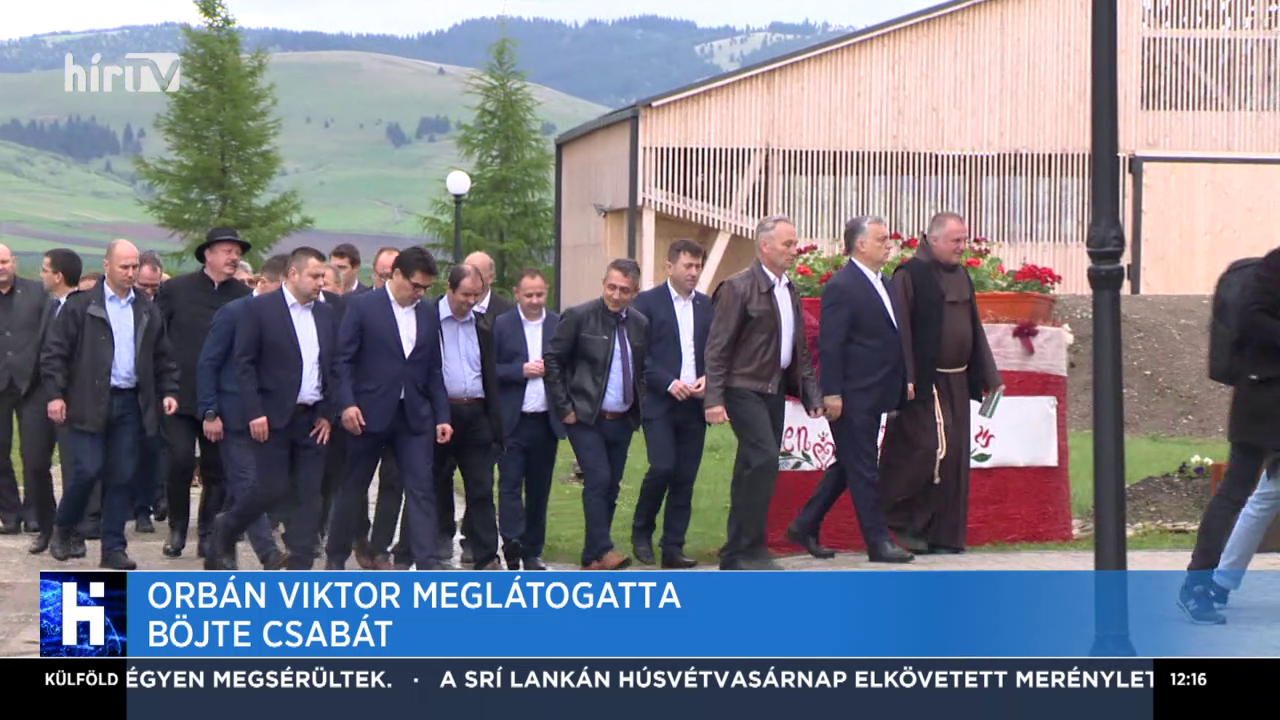 Orbán Viktor meglátogatta Böjte Csabát