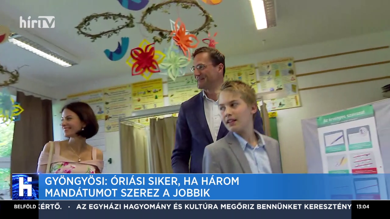Gyöngyösi: Óriási siker, ha három mandátumot szerez a Jobbik
