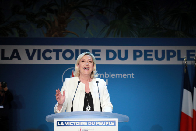 Marine Le Pen győzelmét erősítik meg a részeredmények