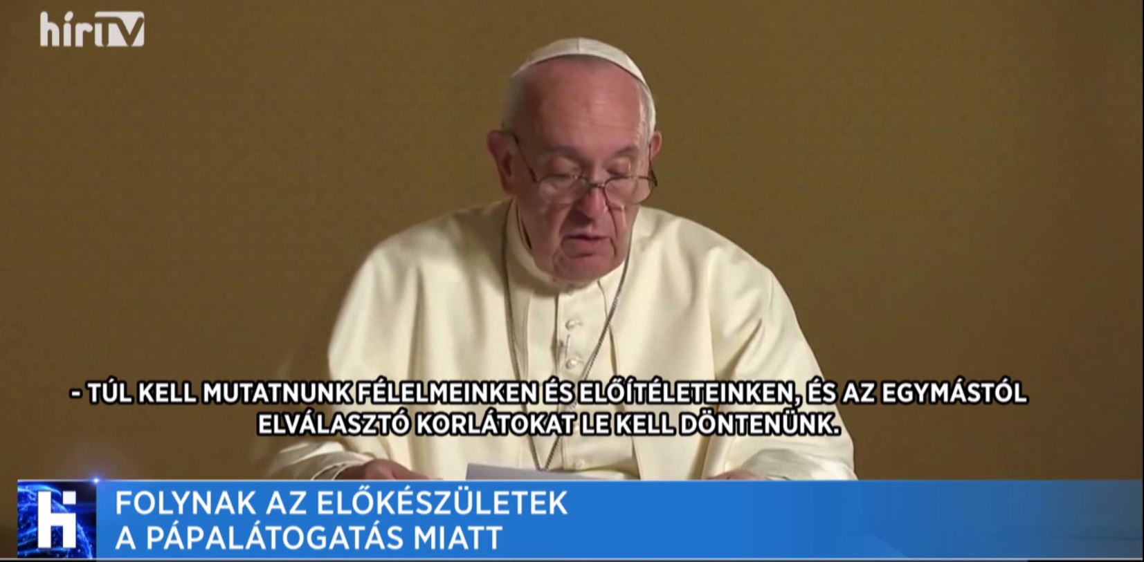Pénteken érkezik Romániába Ferenc pápa