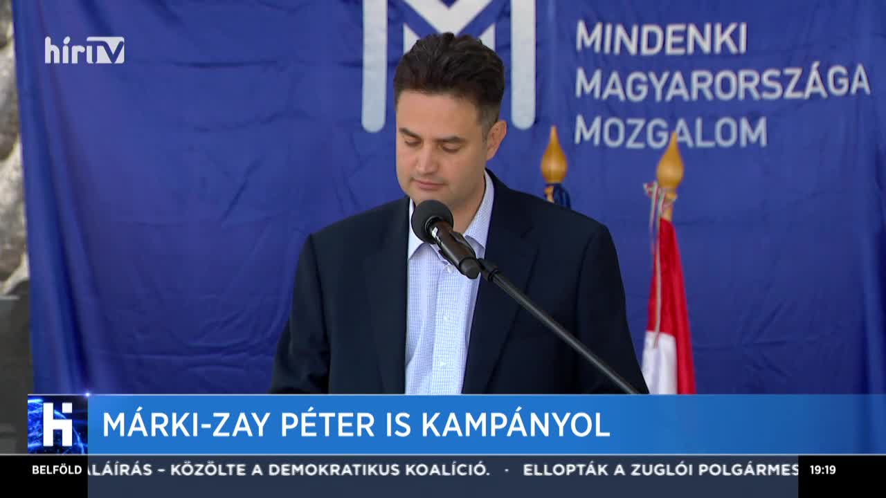 Márki-Zay Péter is kampányol