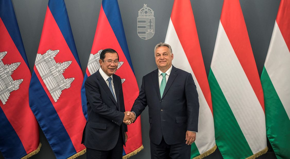Orbán Viktor a kambodzsai miniszterelnökkel tárgyalt