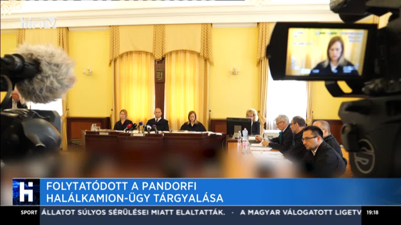 Folytatódott a pandorfi halálkamion - ügy tárgyalása