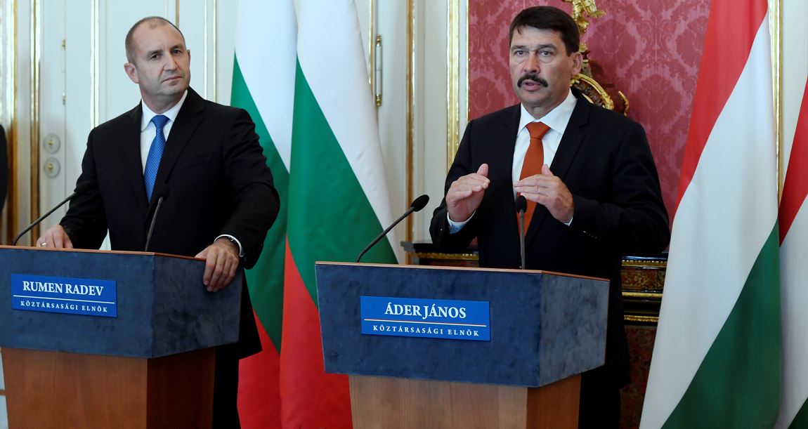 Uniós kérdések is szóba kerültek a magyar-bolgár államfői találkozón