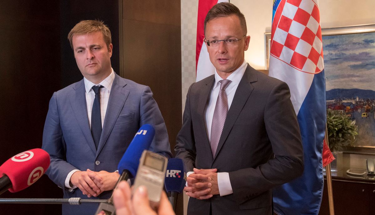 Szijjártó Péter: Magyarországnak érdeke a horvát LNG megépítése