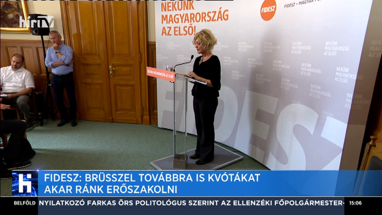 Fidesz: Brüsszel továbbra is kvótákat akar ránk erőszakolni