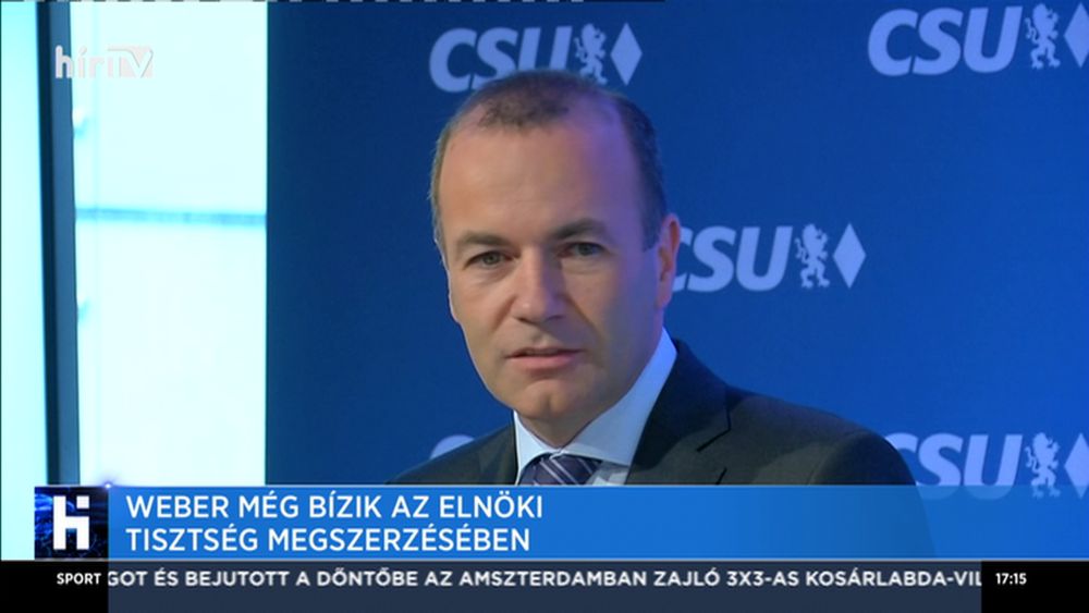 Manfred Weber továbbra is bízik az EB-elnöki tisztség megszerzésében