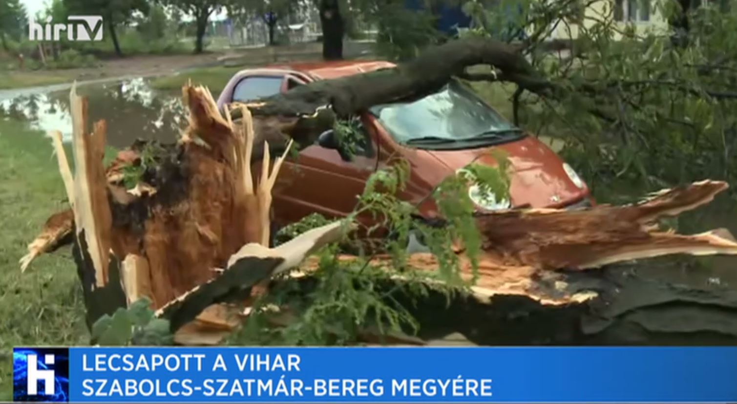 Hatalmas vihar pusztított Szabolcsban és Borsodban