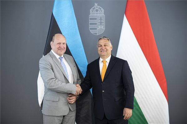 Orbán Viktor az észt miniszterelnök-helyettessel tárgyalt