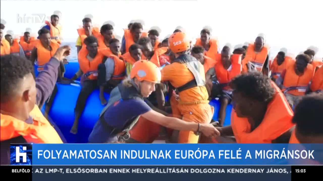 Folyamatosan indulnak Európa felé a migránsok