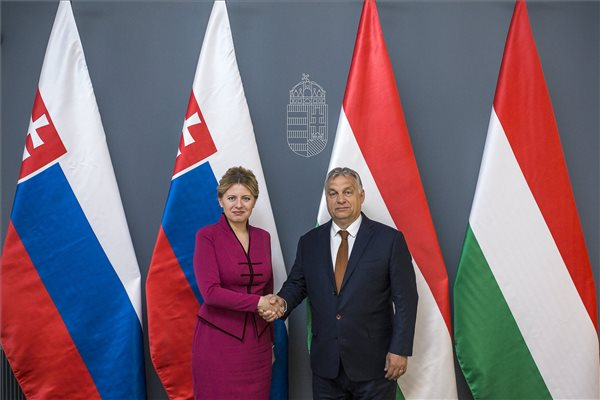 Orbán-Caputová találkozó: évről évre jobb a magyar-szlovák viszony