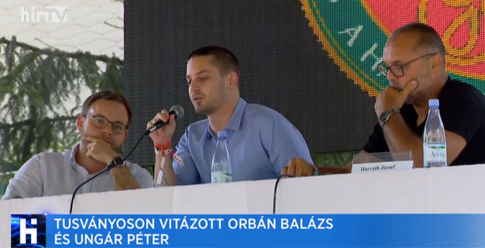 Tusványoson vitázott Orbán Balázs és Ungár Péter