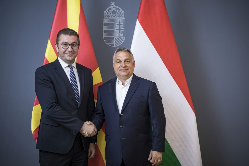 Orbán Viktor a Fidesz Észak-macedón testvérpártjának vezetőivel tárgyalt