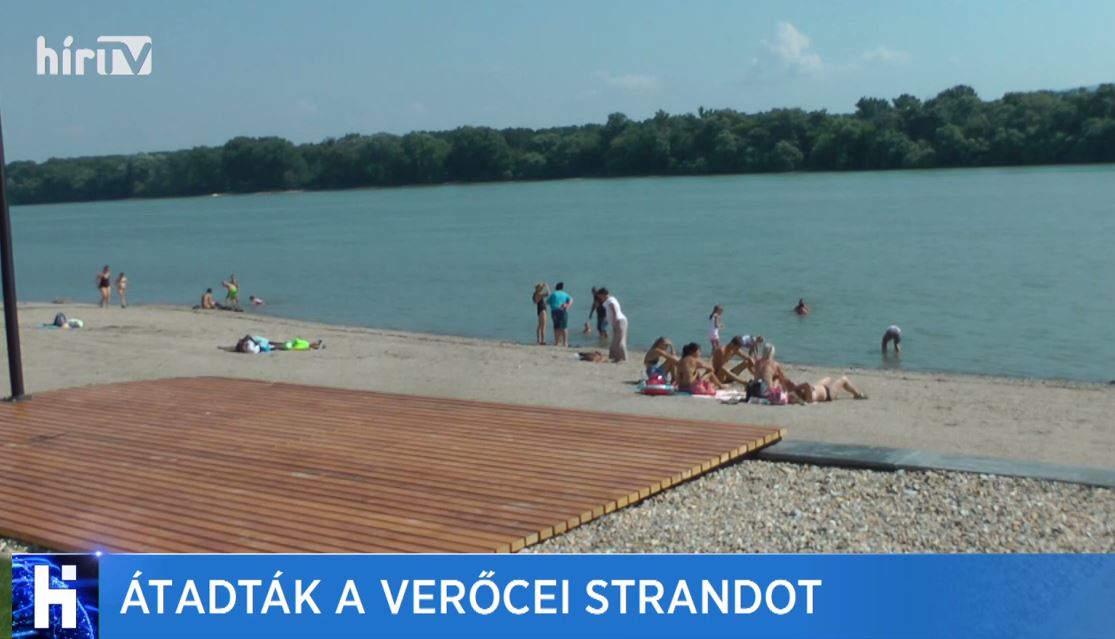 Átadták a Dunakanyar első felújított strandját Verőcén