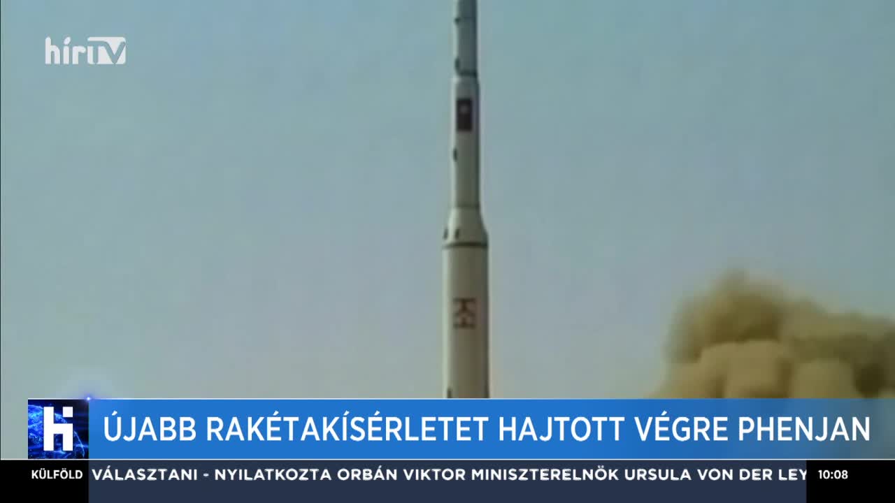 Újabb rakétatesztet hajtott végre Észak-Korea