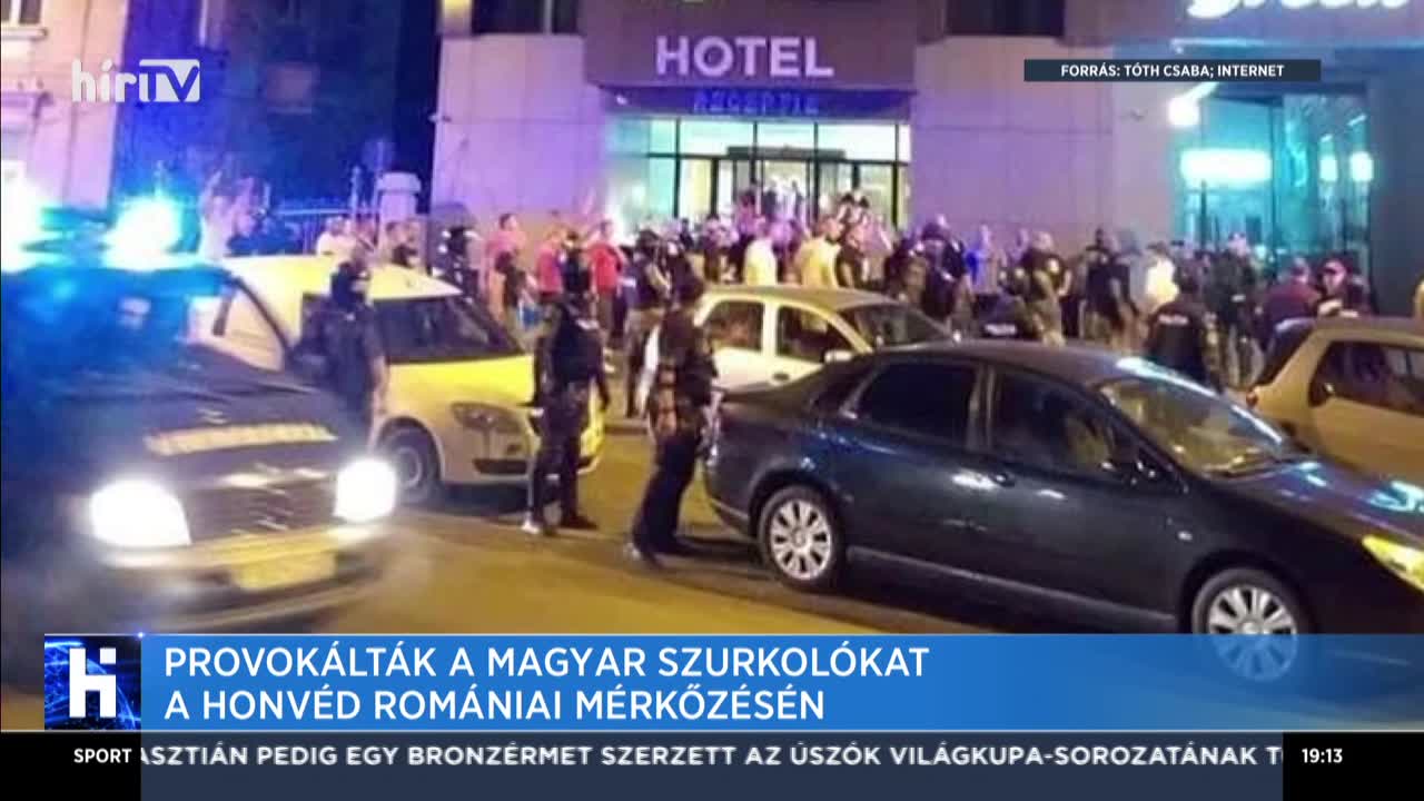 Provokálták a magyar szurkolókat a Honvéd romániai mérkőzésén