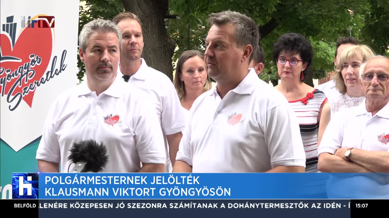 Polgármesternek jelölték Klausmann Viktort Gyöngyösön