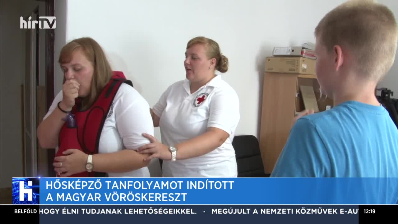 Hősképző tanfolyamot indított a Magyar Vöröskereszt
