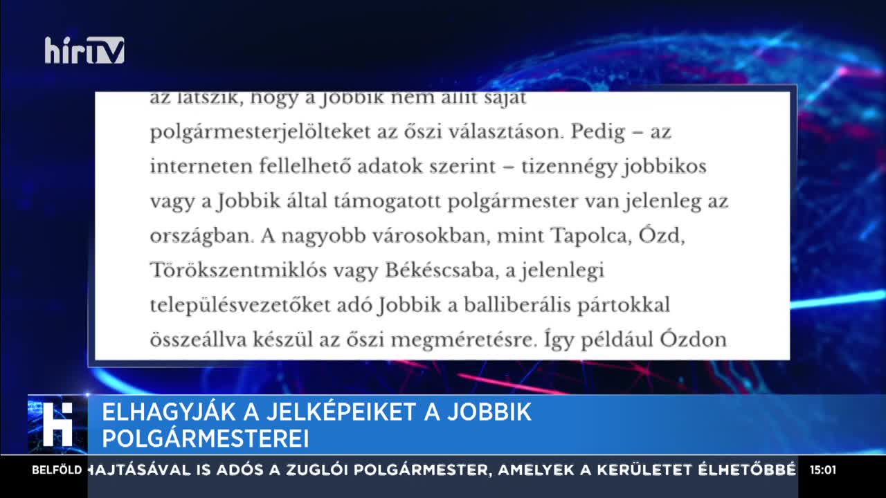Elhagyják a jelképeiket a Jobbik polgármesterei