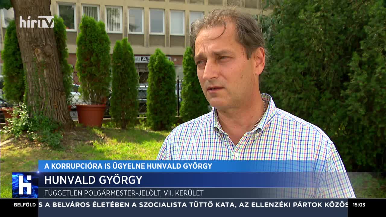 A korrupcióra is ügyelne Hunvald György