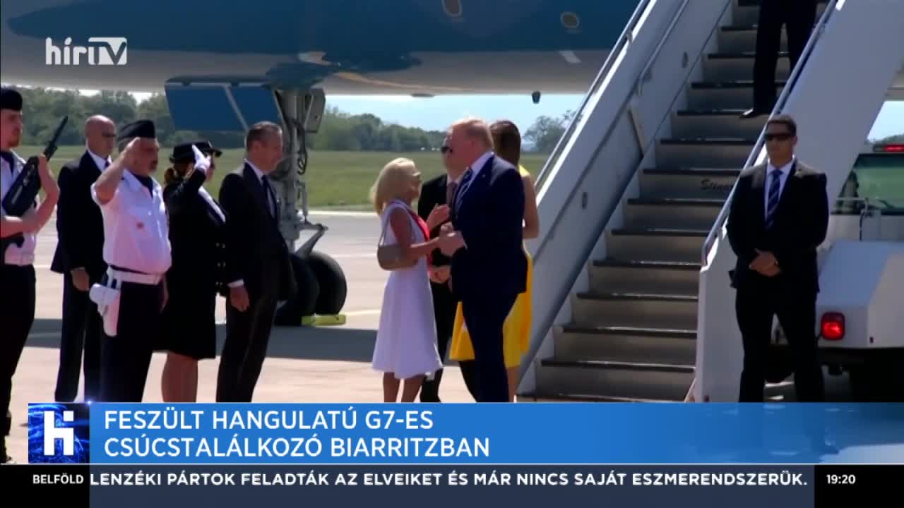 Feszült hangulatú G7-es csúcstalálkozó Biarritzban
