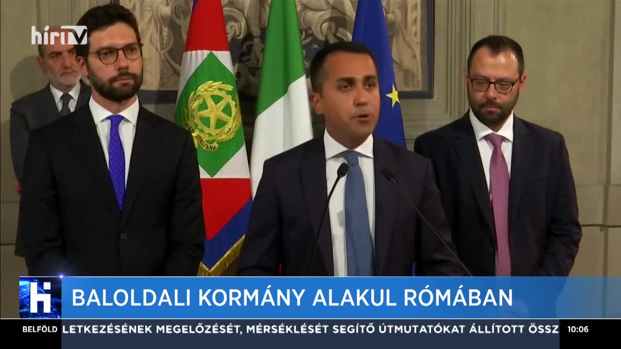 Baloldali kormány alakul Rómában