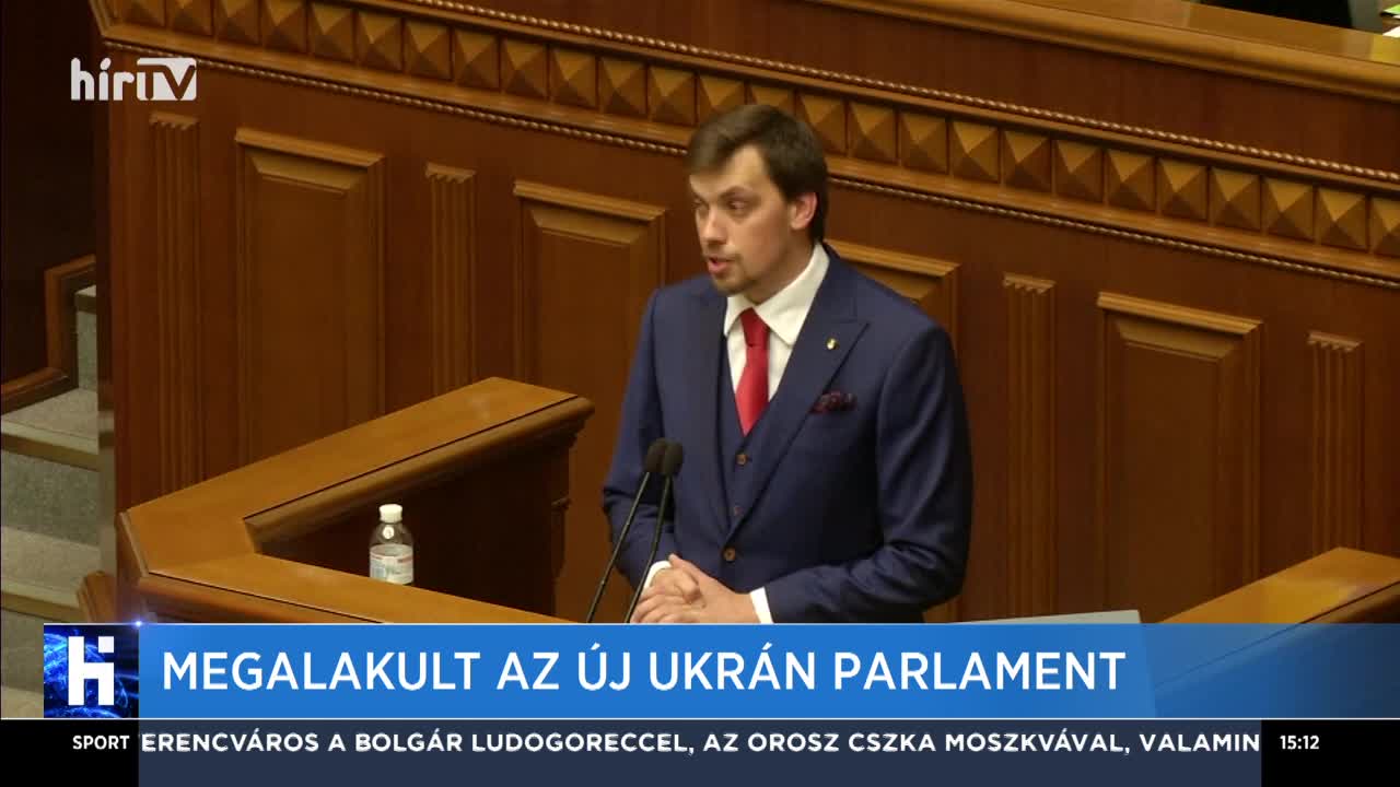 Megalakult az új ukrán parlament