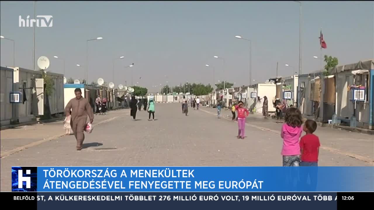 Törökország a menekültek átengedésével fenyegette meg Európát