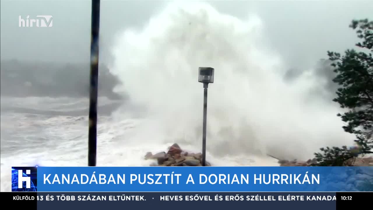 Kanadában pusztít a Dorian hurrikán