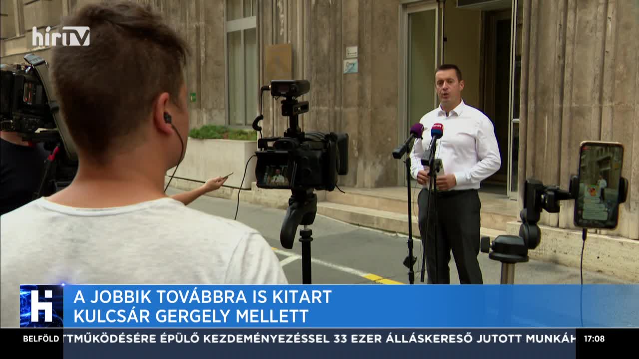 A Jobbik továbbra is kitart a Kulcsár Gergely mellett 