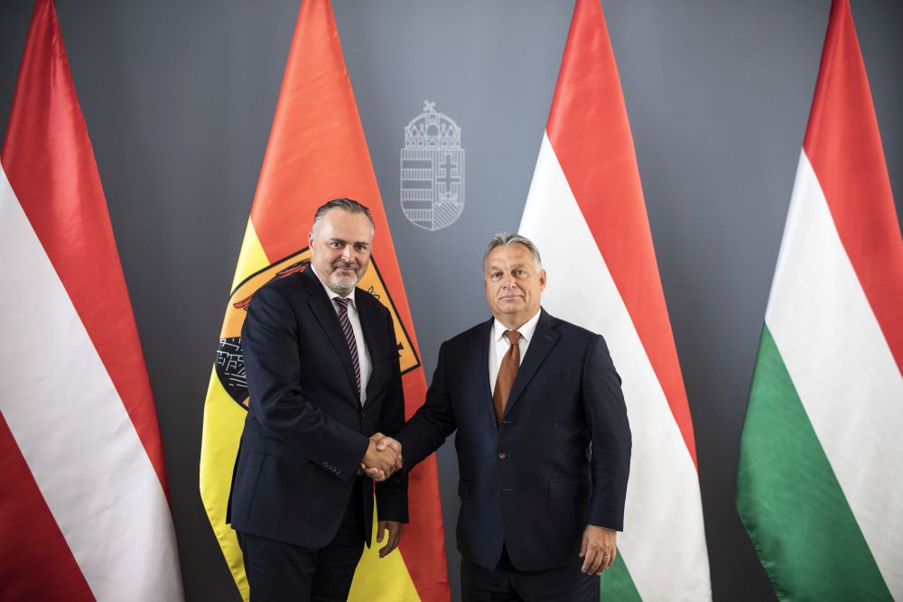 Burgenland vezetőjét fogadta Orbán Viktor