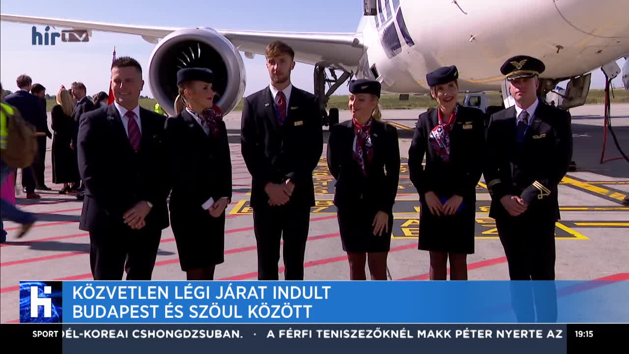 Közvetlen légi járat indult Budapest és Szöul között