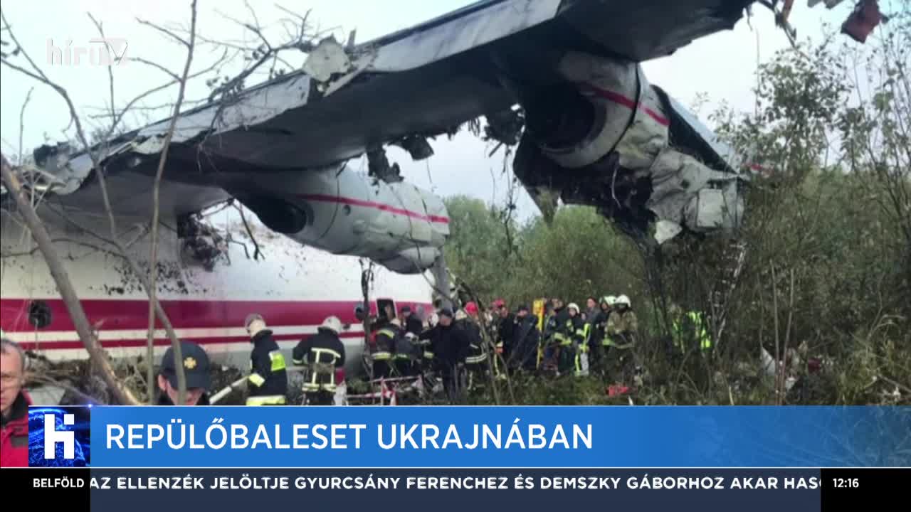 Repülőbaleset Ukrajnában