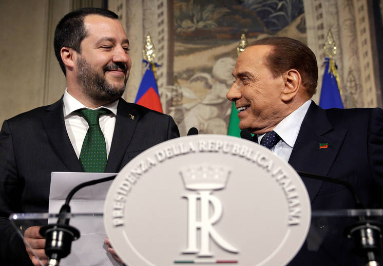 Salvini és Berlusconi szövetséget kötött