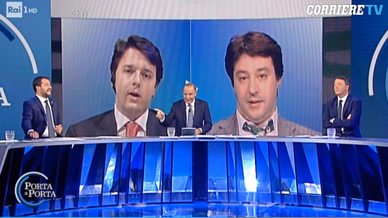 Matteo Salvini és Matteo Renzi televíziós párbajon mérte össze erejét