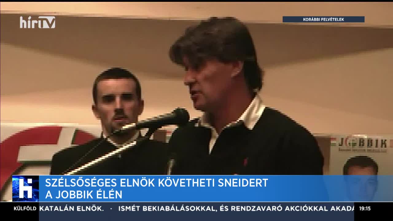 Szélsőséges elnök követheti Sneidert a Jobbik élén 