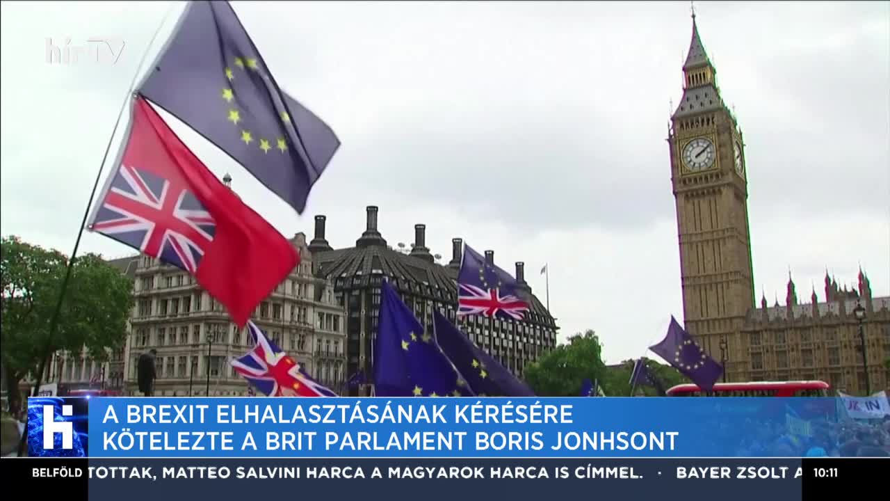A Brexit elhalasztásának kérésére kötelezte a brit parlament Boris Johnsont