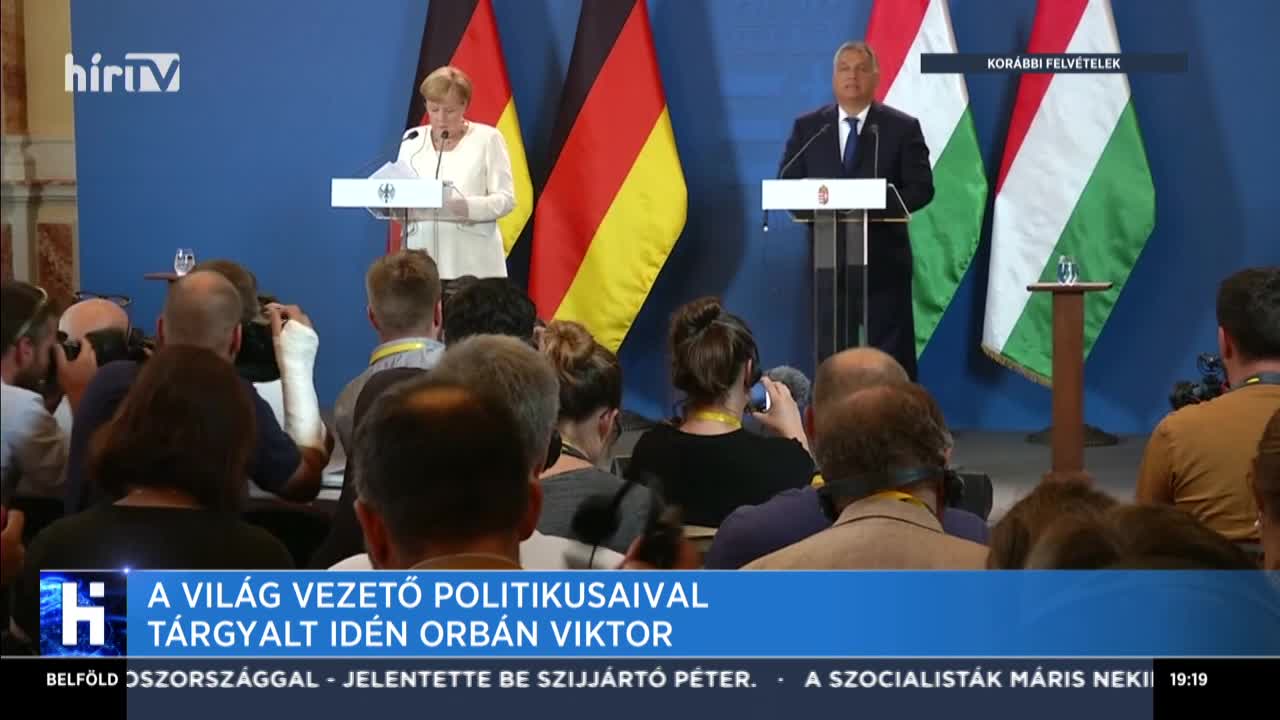 A világ vezető politikusaival tárgyalt idén Orbán Viktor