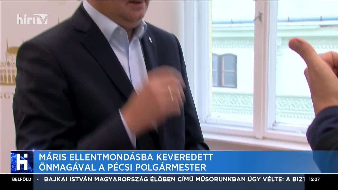 Máris ellentmondásba keveredett önmagával a pécsi polgármester