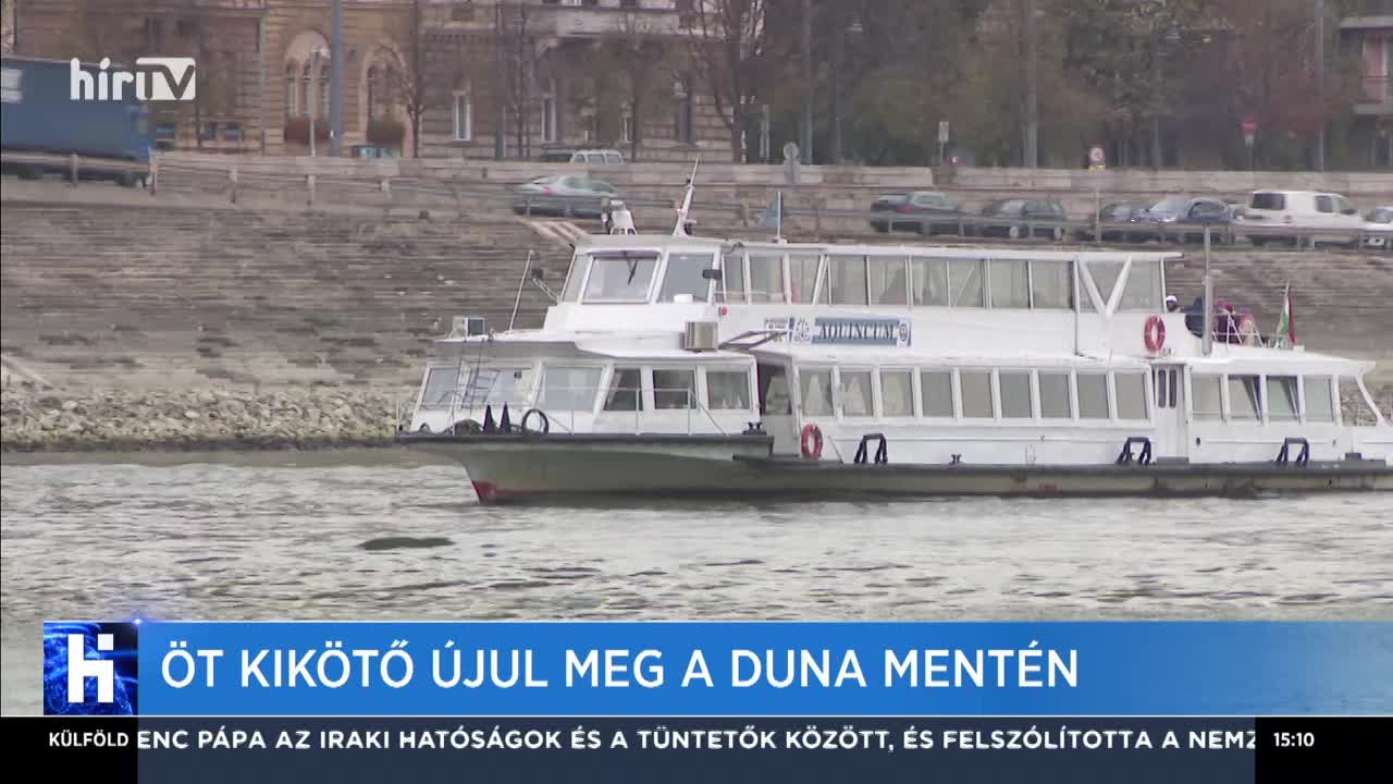 Öt kikötő újul meg a Duna mentén