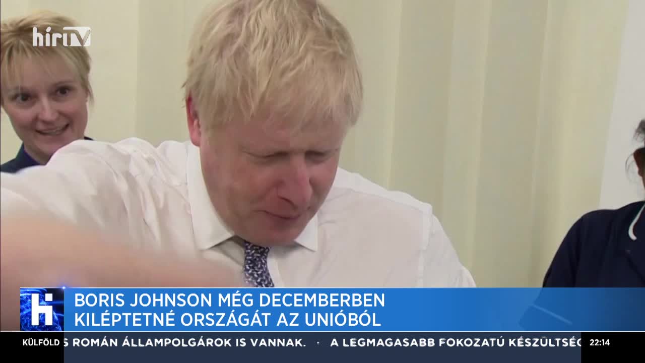 Boris Johnson még decemberben kiléptetné országát az Unióból