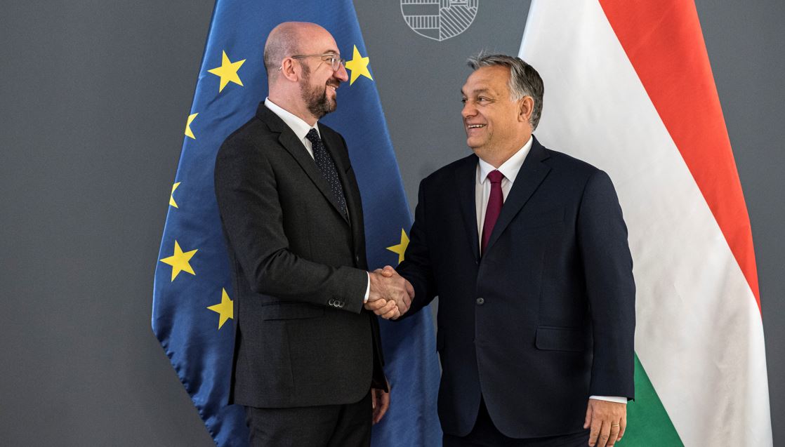 Orbán Viktor az Európai Tanács új elnökével tárgyalt