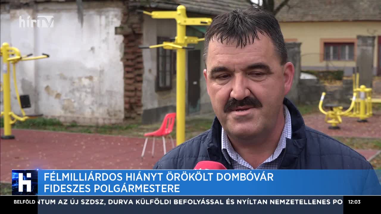 Félmilliárdos hiányt örökölt Dombóvár fideszes polgármestere