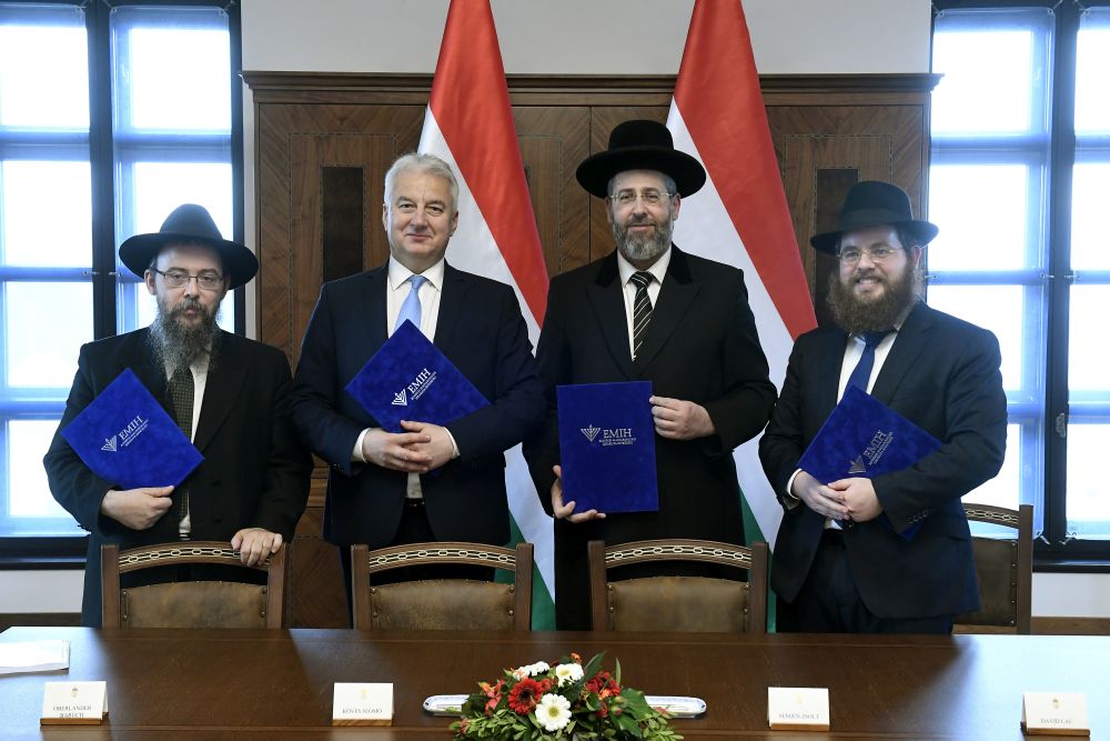 Átfogó megállapodást kötött a kormány az Egységes Magyarországi Izraelita Hitközséggel